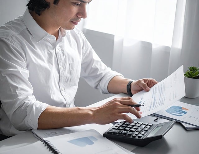 Accounting professional at work
